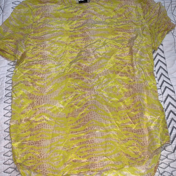 Equipment Riley Tee in Canary Multi-XS - Picture 12 of 12